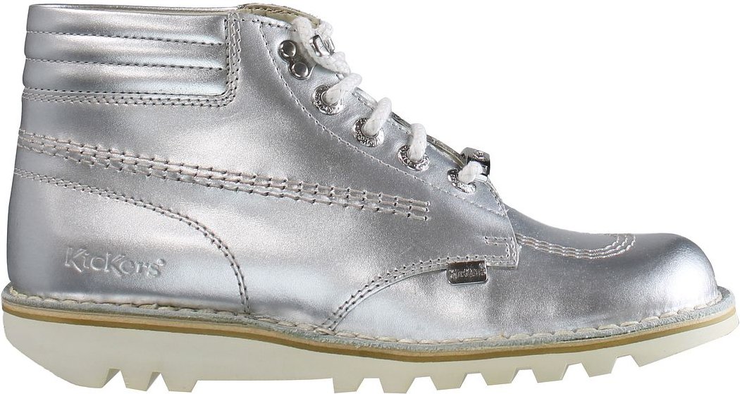 Kicker Throwback -Knöchel Damen Silberstiefel