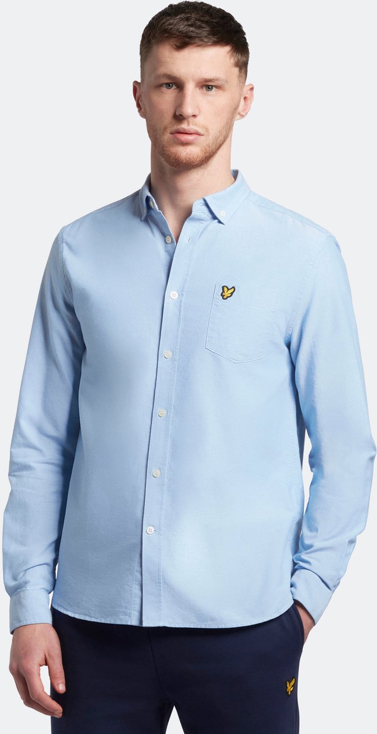 Thumbnail - Lyle & Scott Regular Fit Leichtes Oxford-Hemd in Blau