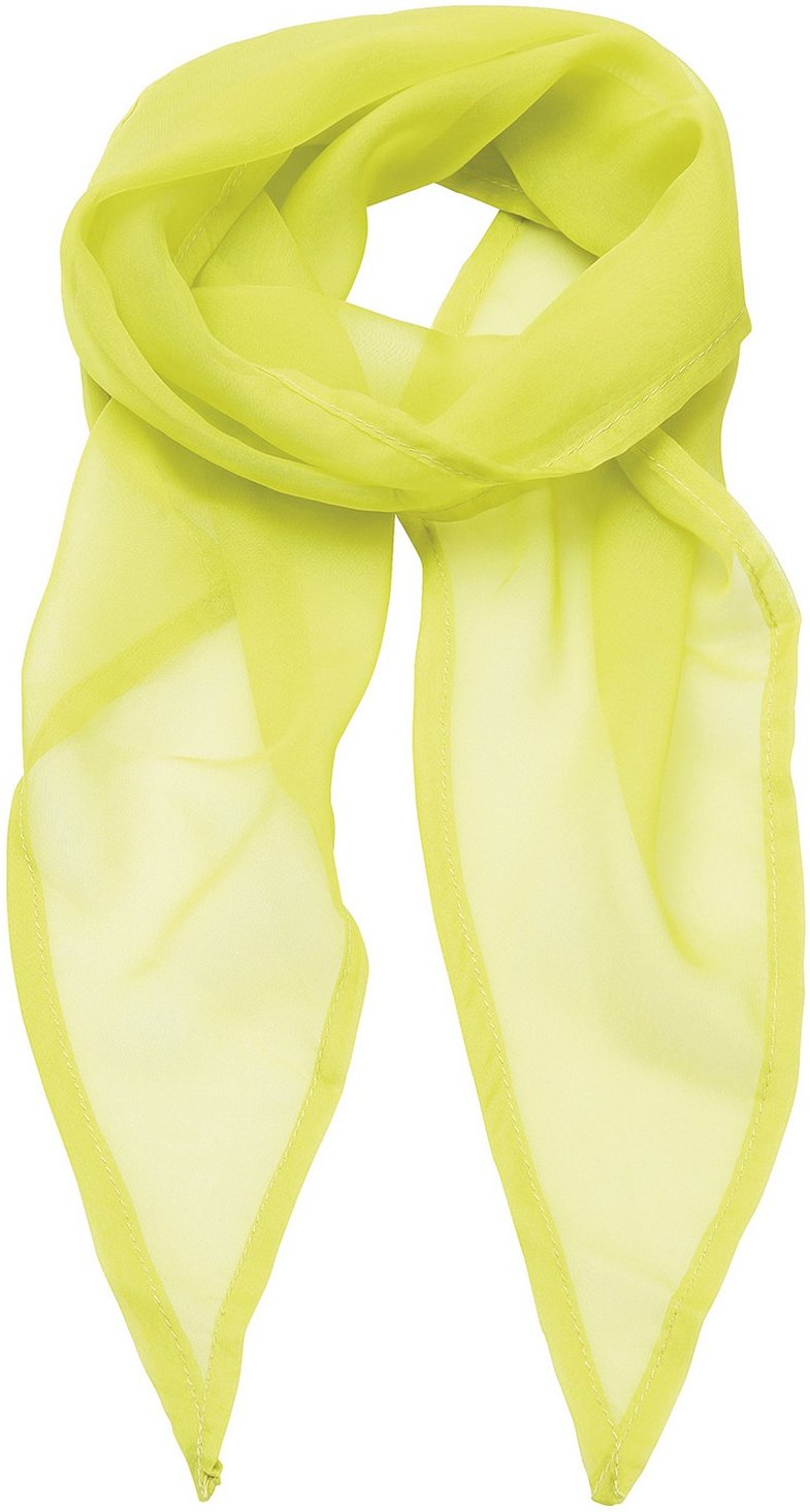 Premier - "Colours" Schal für Herren/Damen Unisex (Limone)