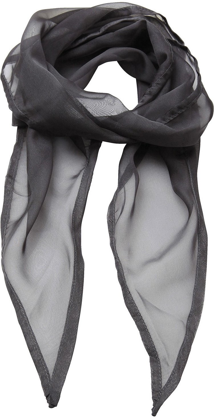 Premier - "Colours" Schal für Herren/Damen Unisex (Dunkelgrau)