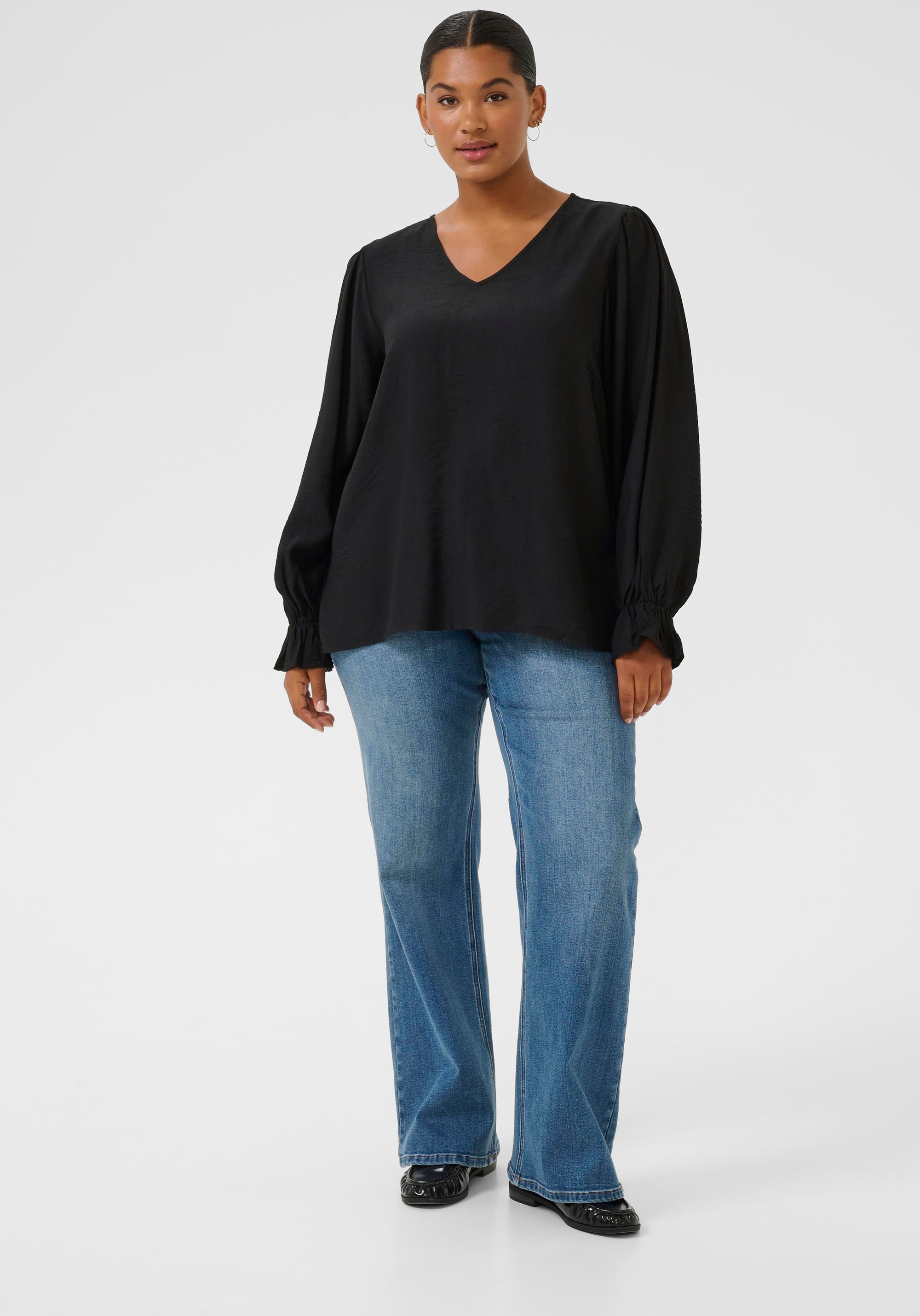 Langarm-Bluse KCrya Regular fit black