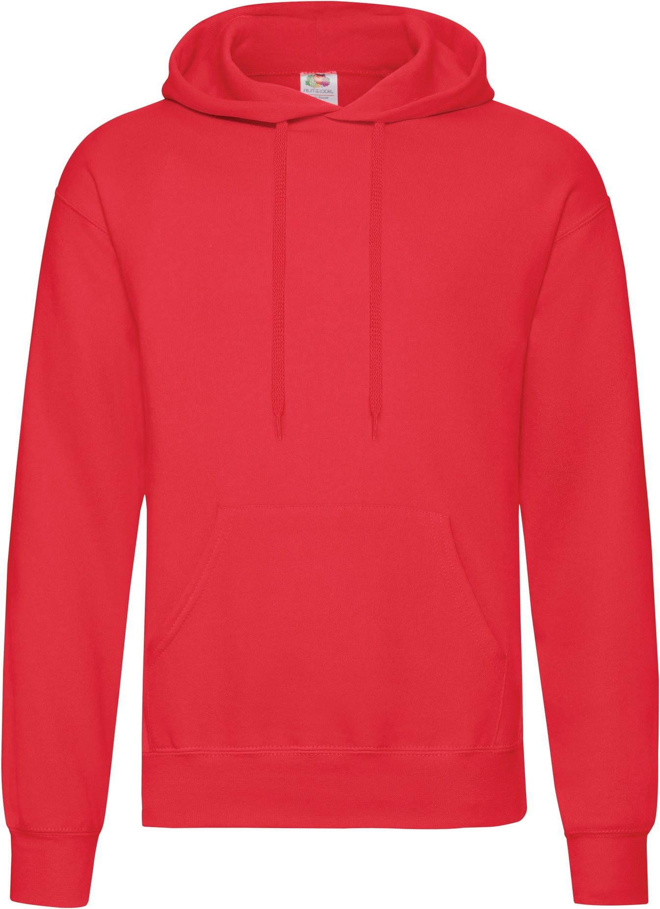 Fruit Of The Loom Herren Sweatshirt mit Kapuze / Hoodie (Rot)