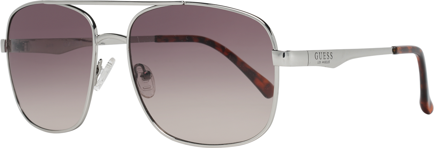 Guess Sonnenbrille GF0211 10F Silber Braun Verlauf