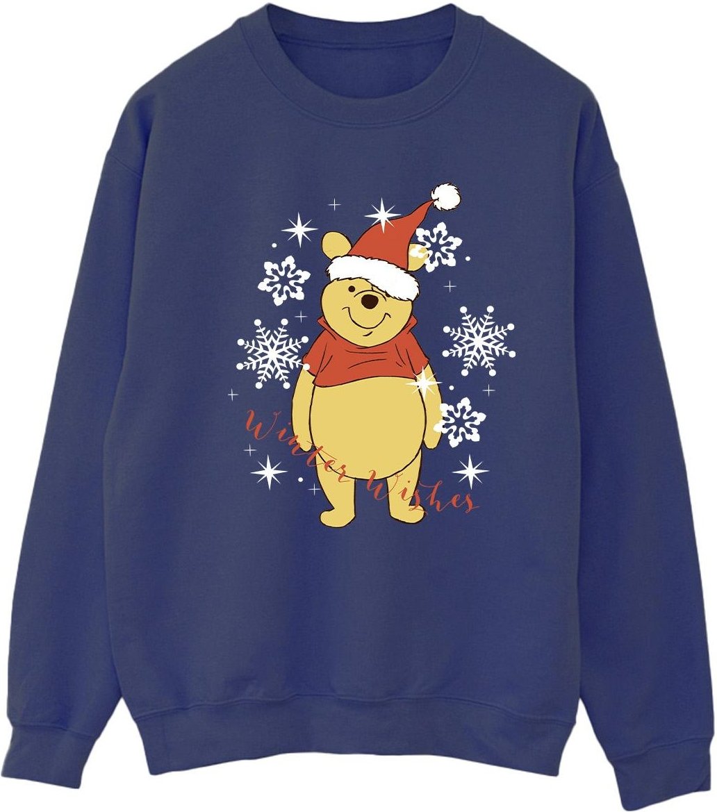 Disney - "Winter Wishes" Sweatshirt für Damen (Marineblau)