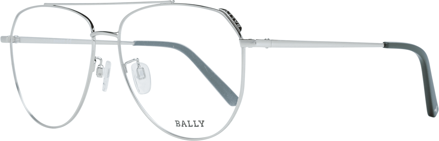 Montures optiques unisexes Bally Silver