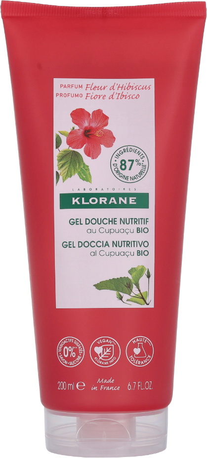 Klorane Shower Gel - Hibiscus Flower.
