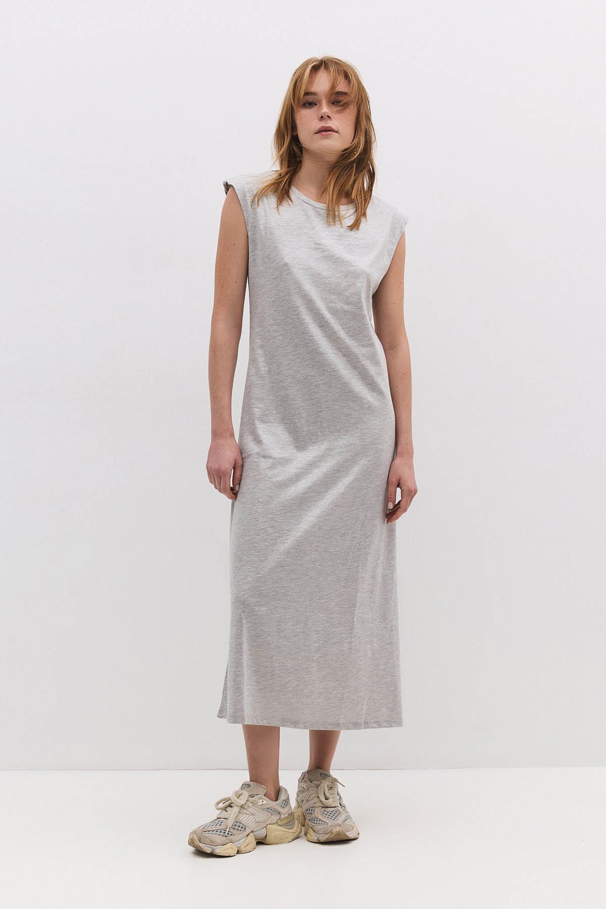 Thumbnail - Midikleid aus glitzerndem Stoff