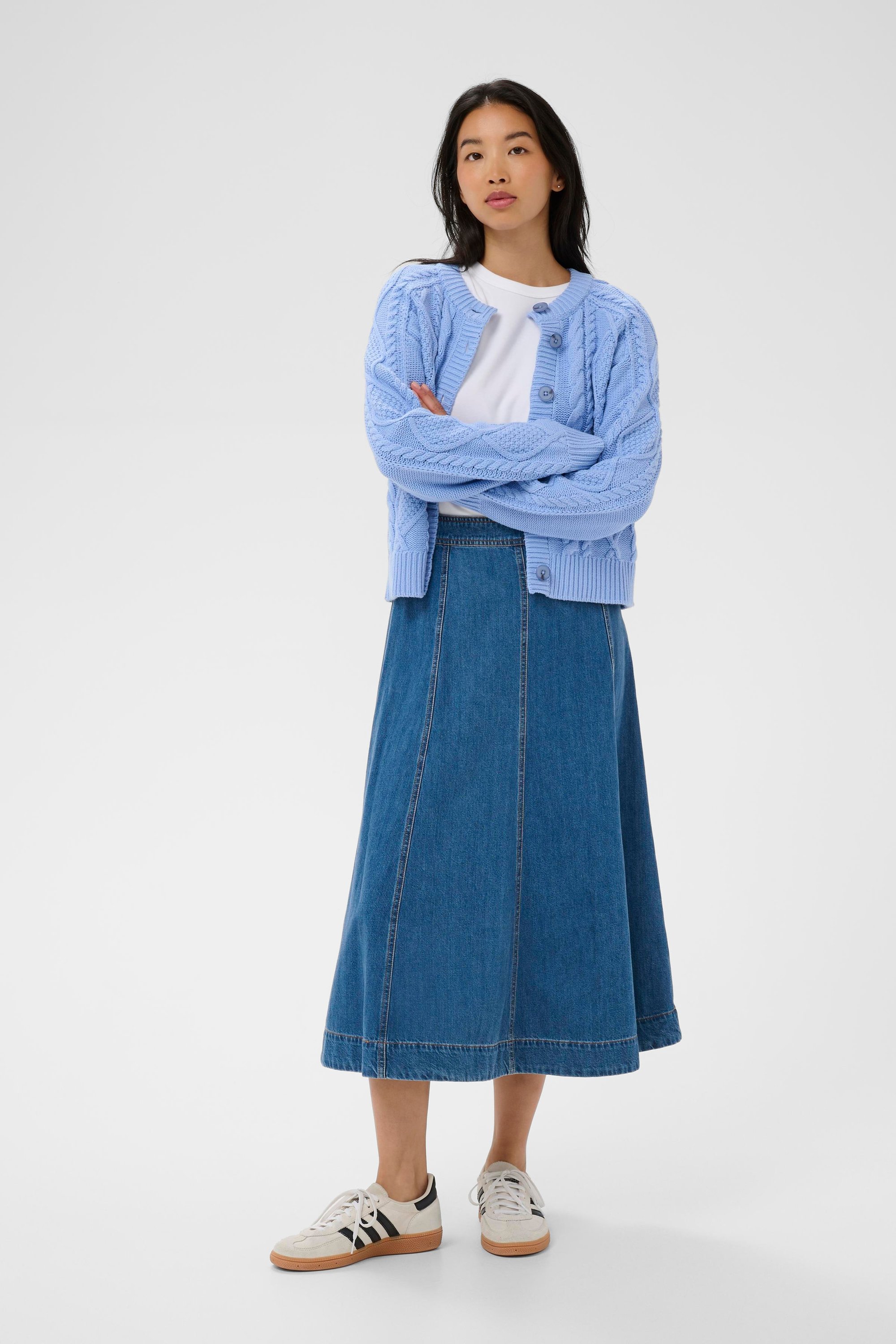 Strickjacke ZayraPW Strickjacke Gerade Passform