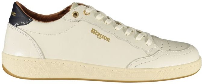 Thumbnail - Blauer Weißer Polyurethan Herren Sneaker