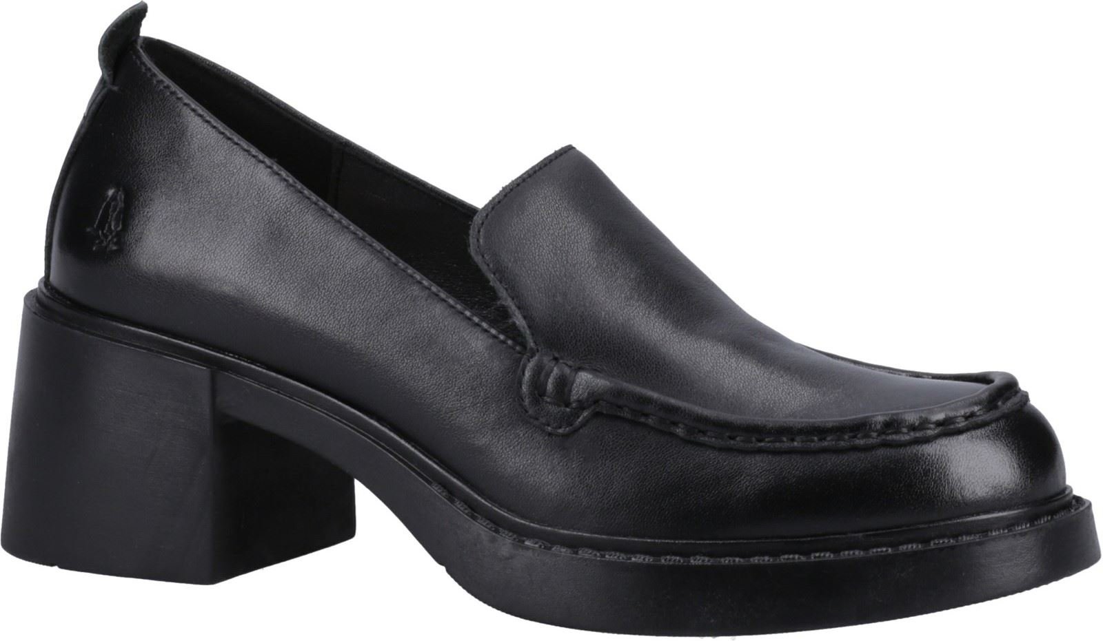 Thumbnail - Hush Puppies Adelaide Damen Schwarze Lederloafer