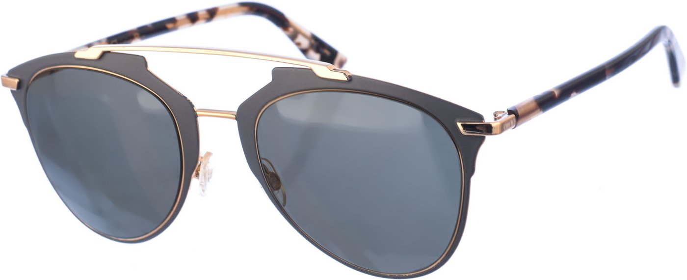 REFLECTED DIOR Damen-Pilotensonnenbrille aus Metall