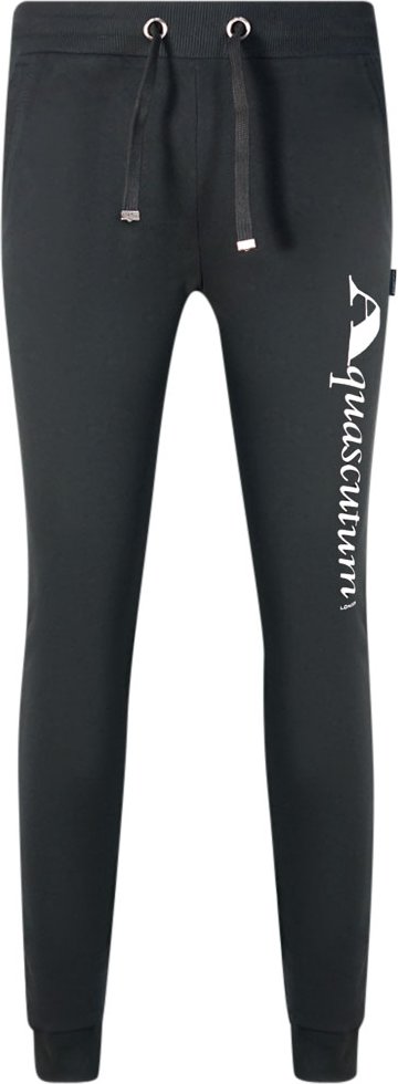 Aquascutum Schwarze Logo-Sweat-Hose