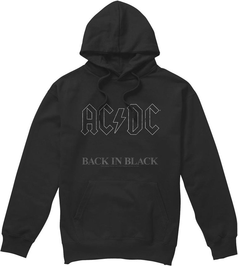 AC/DC - "Back In Black" Kapuzenpullover für Herren (Schwarz)