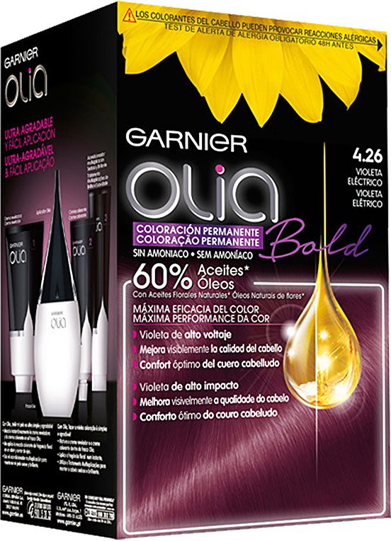 Olia Coloración Permanente #4,26-violeta Eléctrico 4 pz