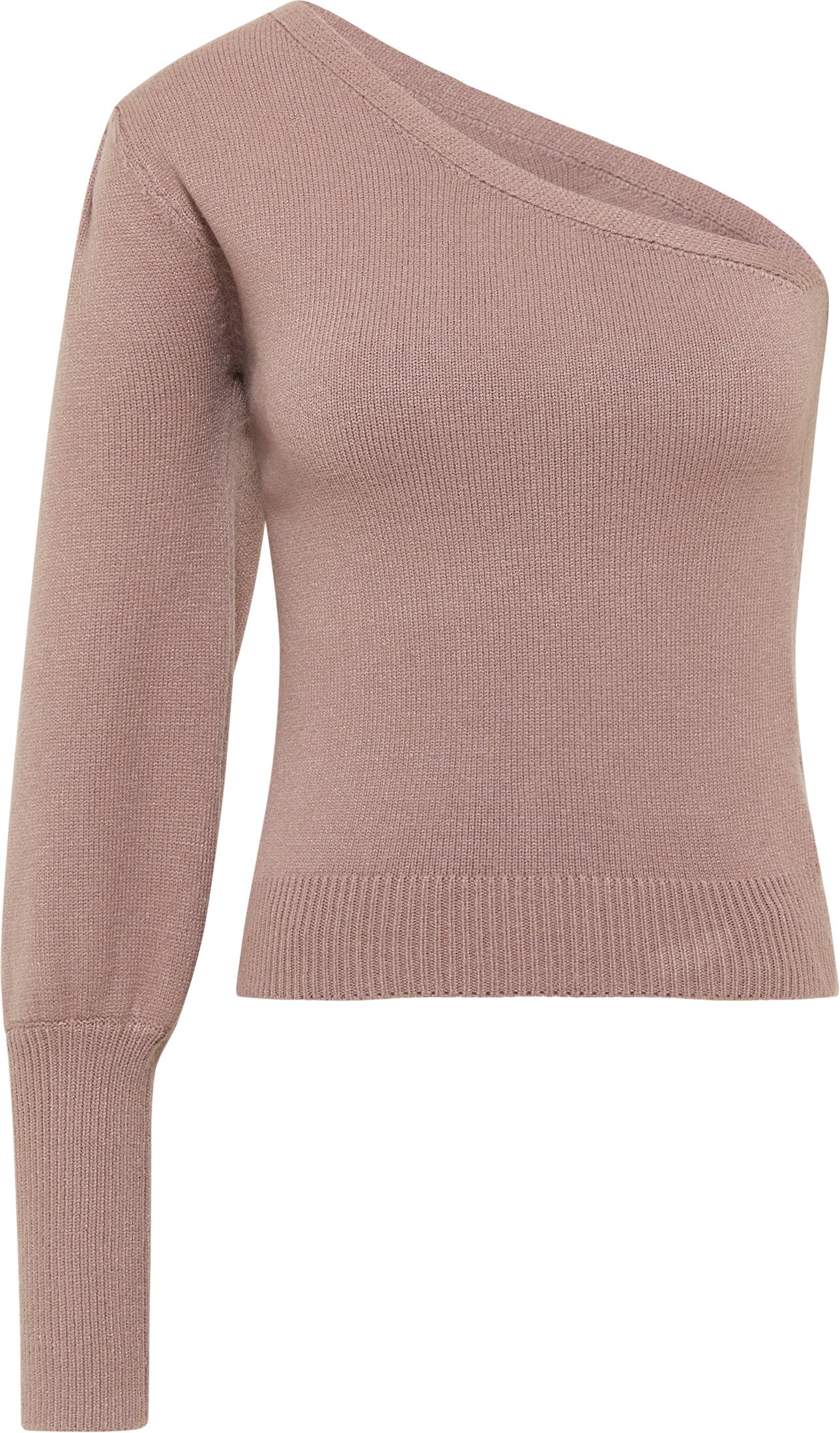 Faina Strickpullover Damen dunkeltaupe