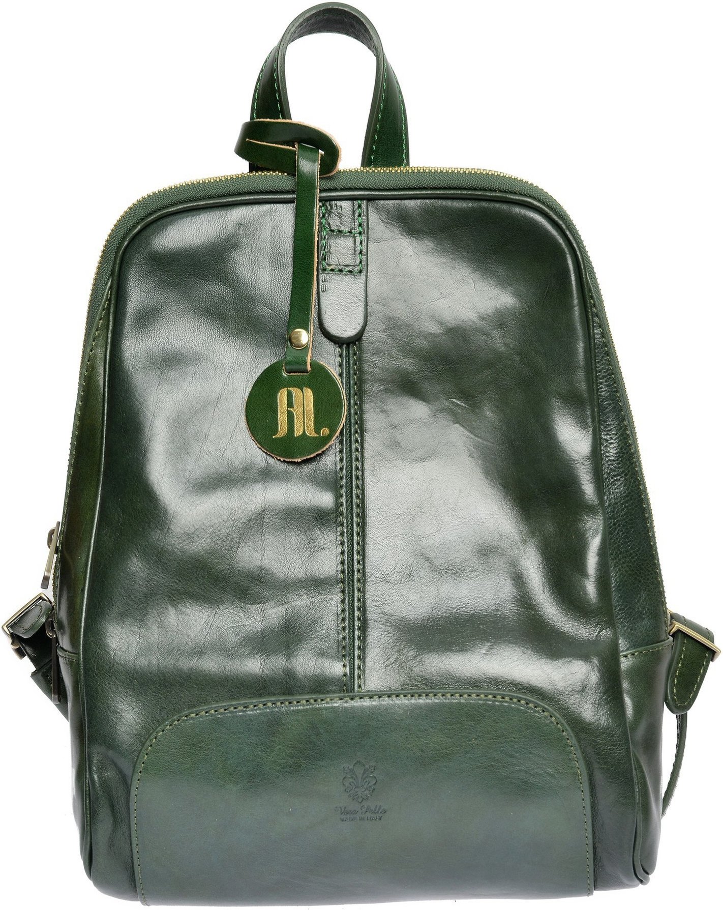 Anna Luchini Grüne Ledertasche