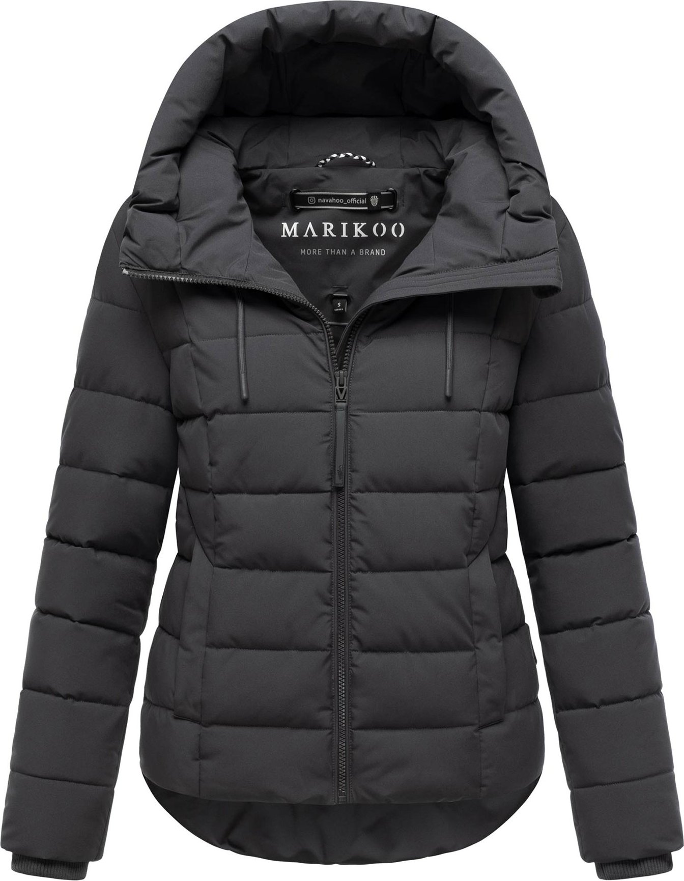 Marikoo Damen Steppjacke Tayenaa mit Kapuze & warmem Fleecefutter