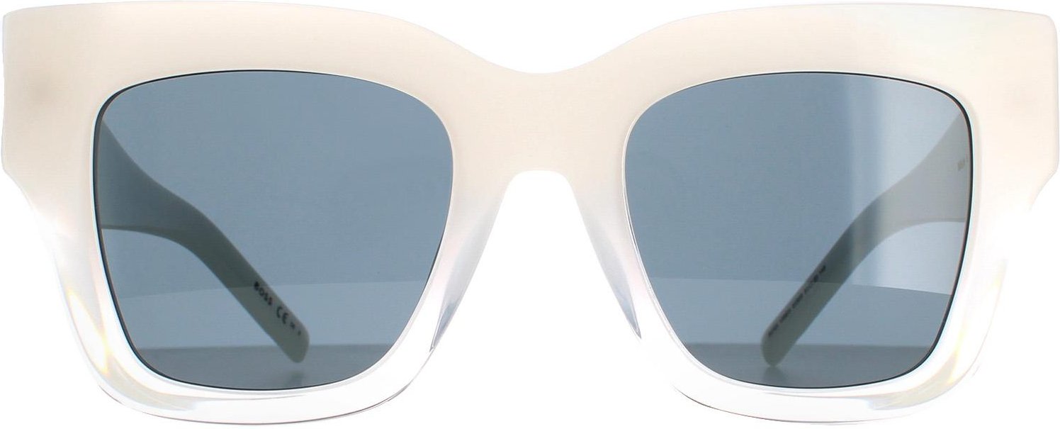 Thumbnail - Hugo Boss Square Damen Schattiert Elfenbein Grau BOSS 1386/S