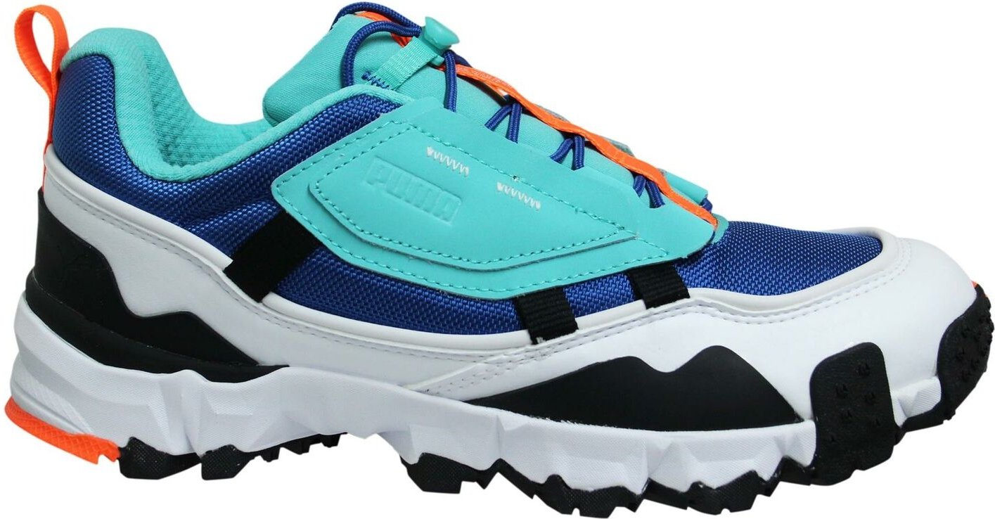 Puma Trailfox Overland Blue Turquoise niedrige Schnüren -Herren -Trainer 369824 02