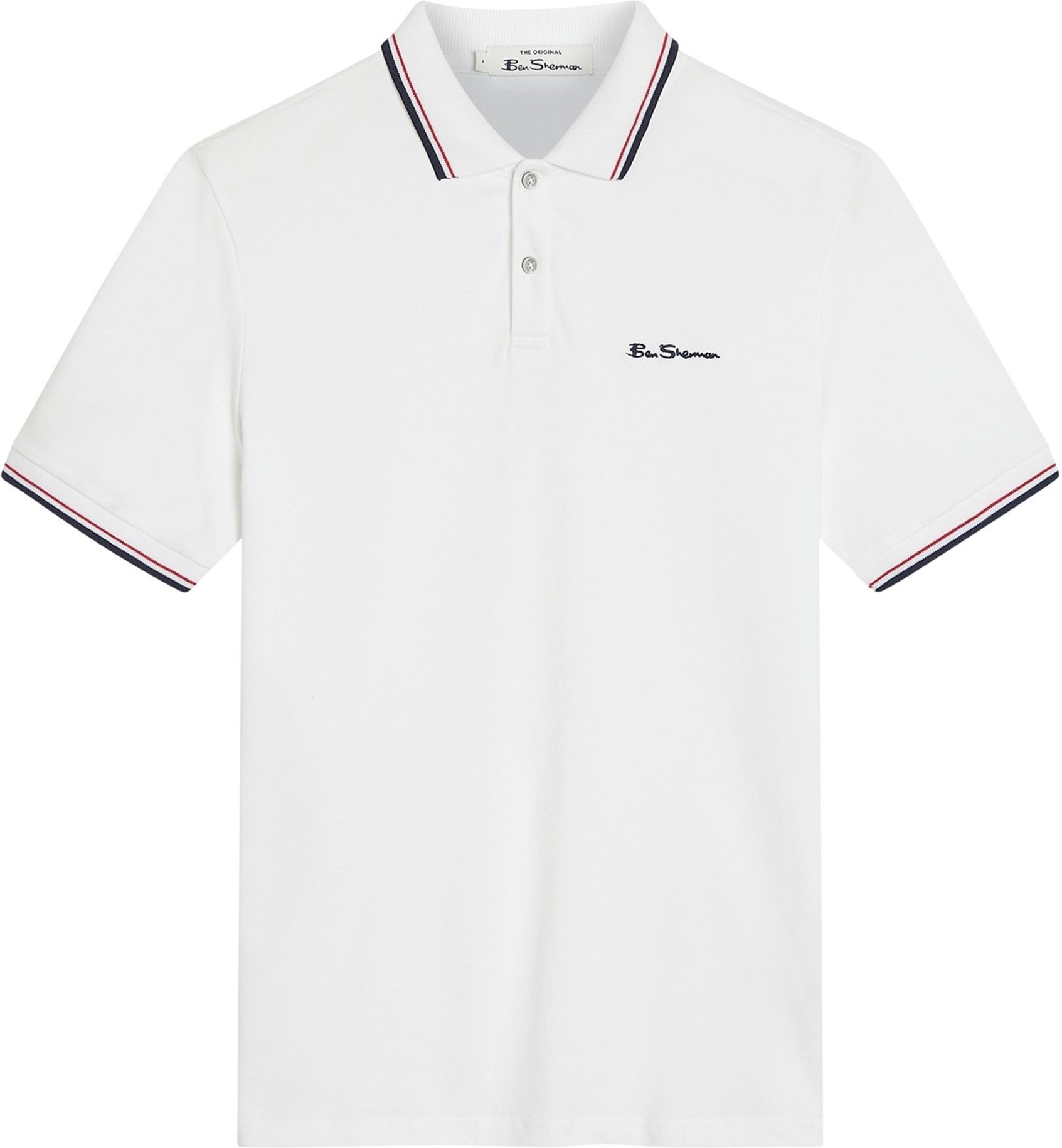 Ben Sherman - Poloshirt für Herren, Piqué (Weiß)