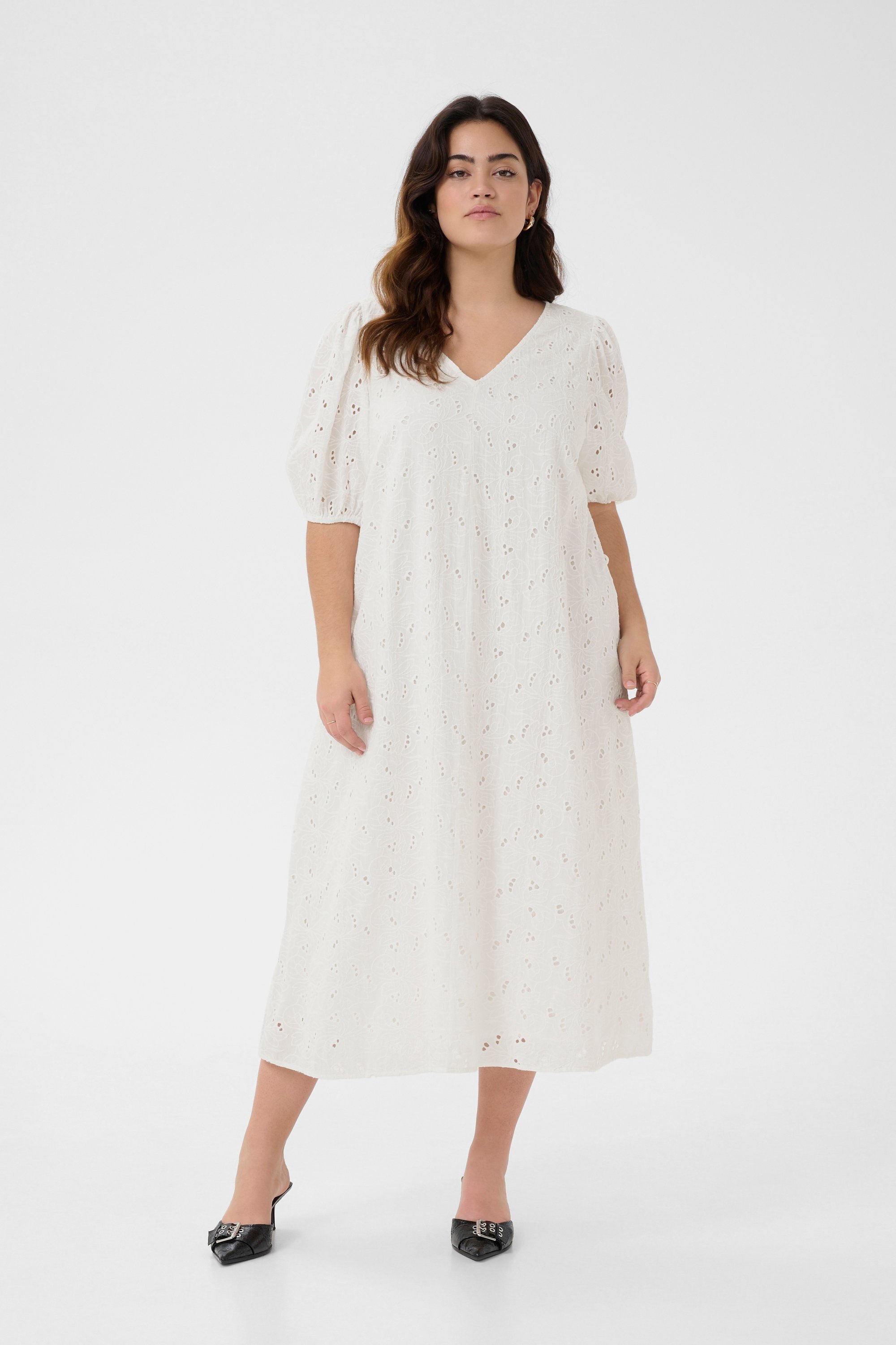 Kleid A-shape Chalk white