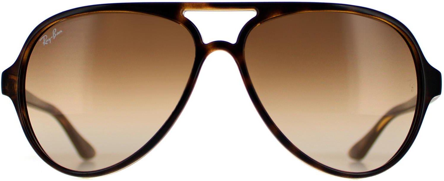 Ray-Ban Aviator Unisex-Sonnenbrille in Havannabraun mit Farbverlauf
