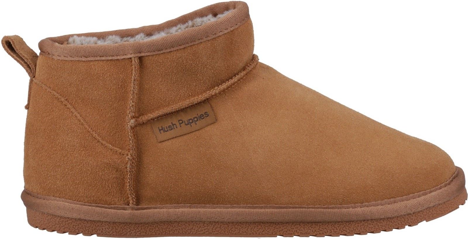 Thumbnail - Hush Puppies Ashanti Wildleder Damen Tan Pantoffeln