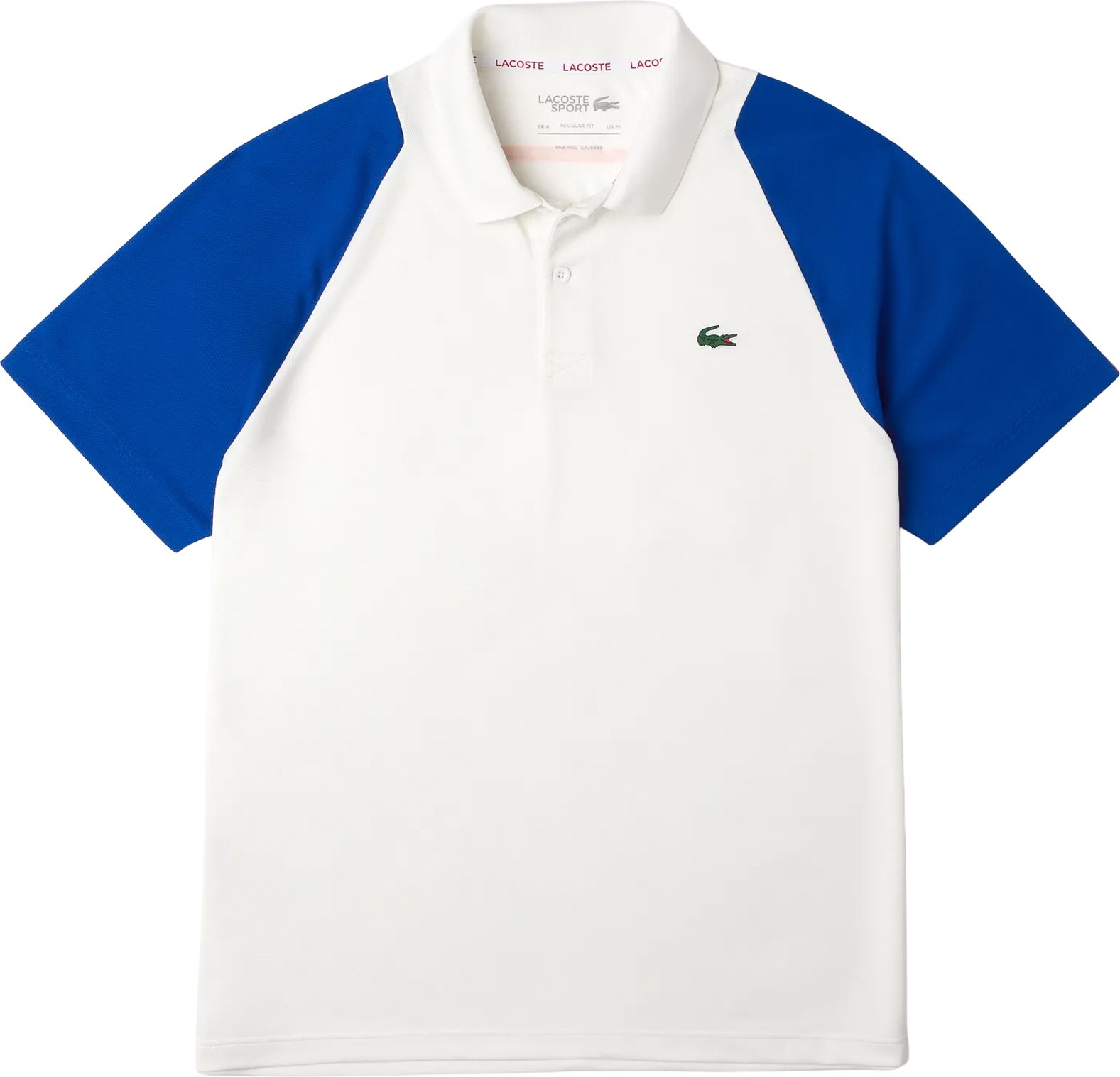 Lacoste - Poloshirt für Herren/Damen Unisex (Weiß/Blau)