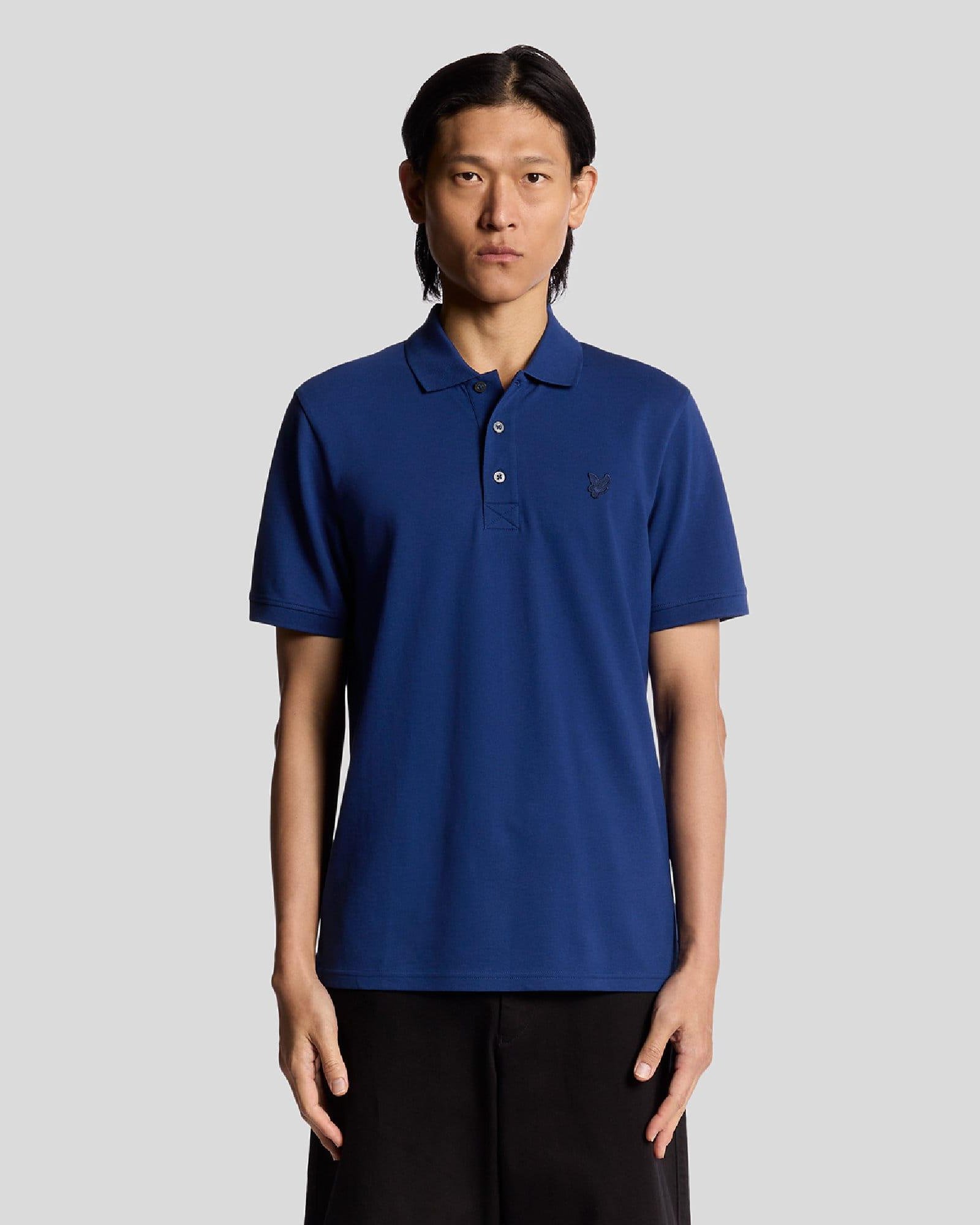 Lyle & Scott - "Superfine" Poloshirt für Herren (Dunkles Marineblau)