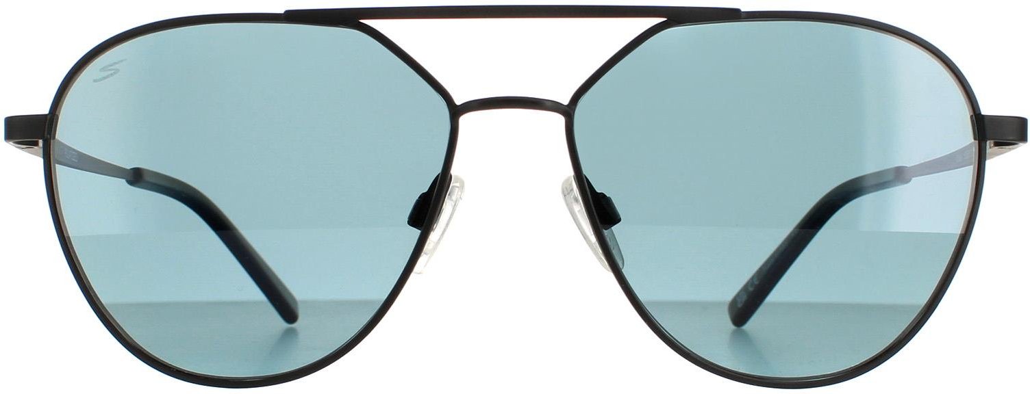 Lunettes de soleil Serengeti ODELL SS555003 Black à essence polarisée Saturne noire mate