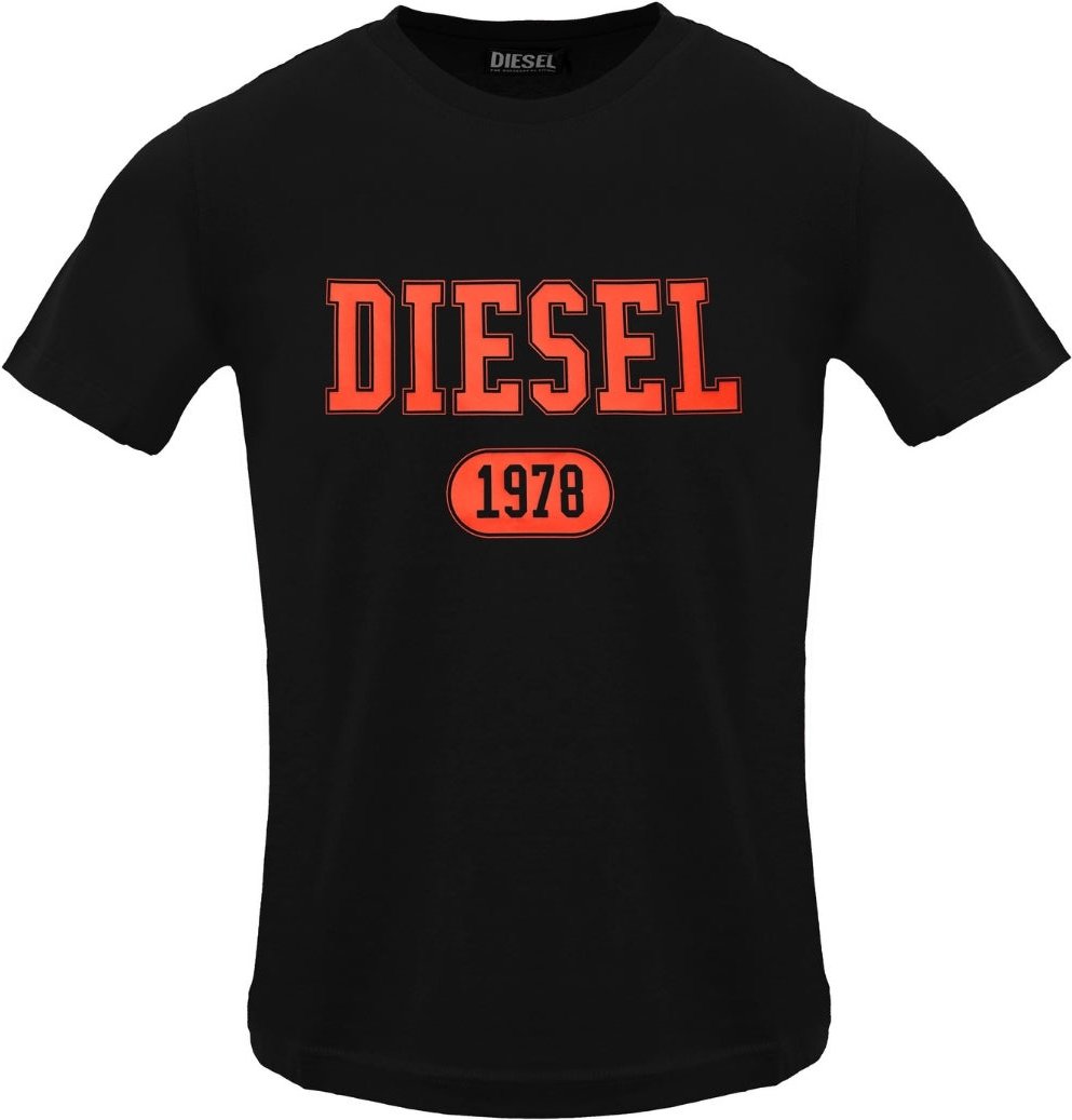 Thumbnail - Diesel - T-shirt Mit Varsity-logo Und Kaviar