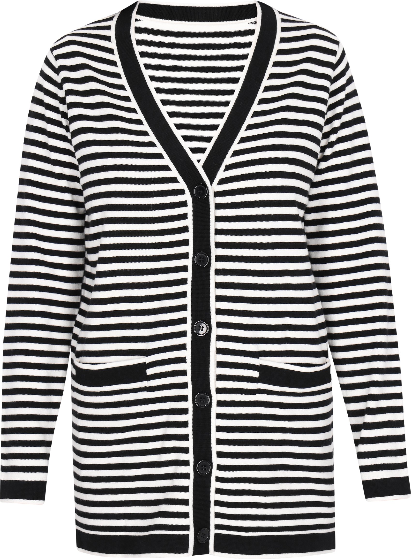 usha Strickjacke Frauen Schwarze Streifen