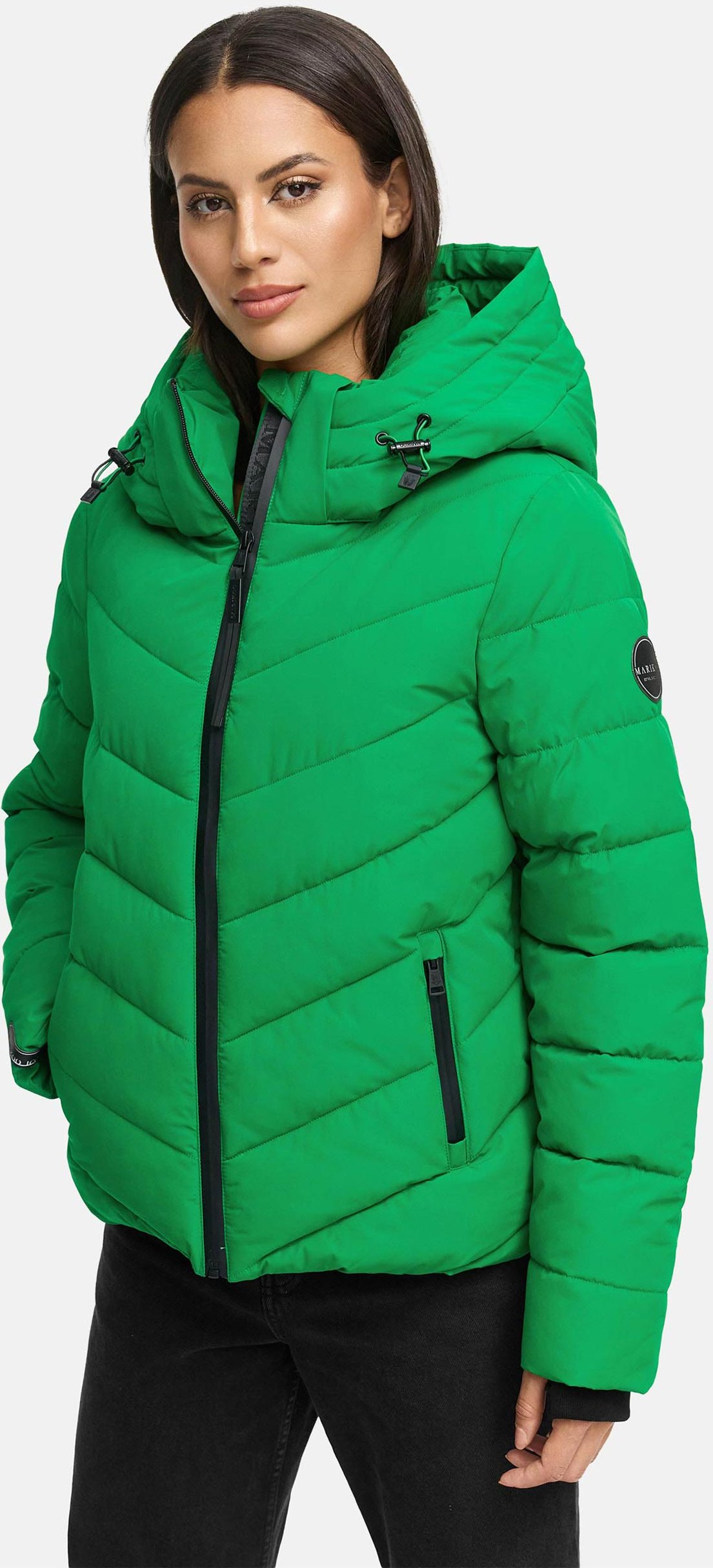 Marikoo Damen Steppjacke Samuiaa – warm, modern & mit abnehmbarer Kapuze