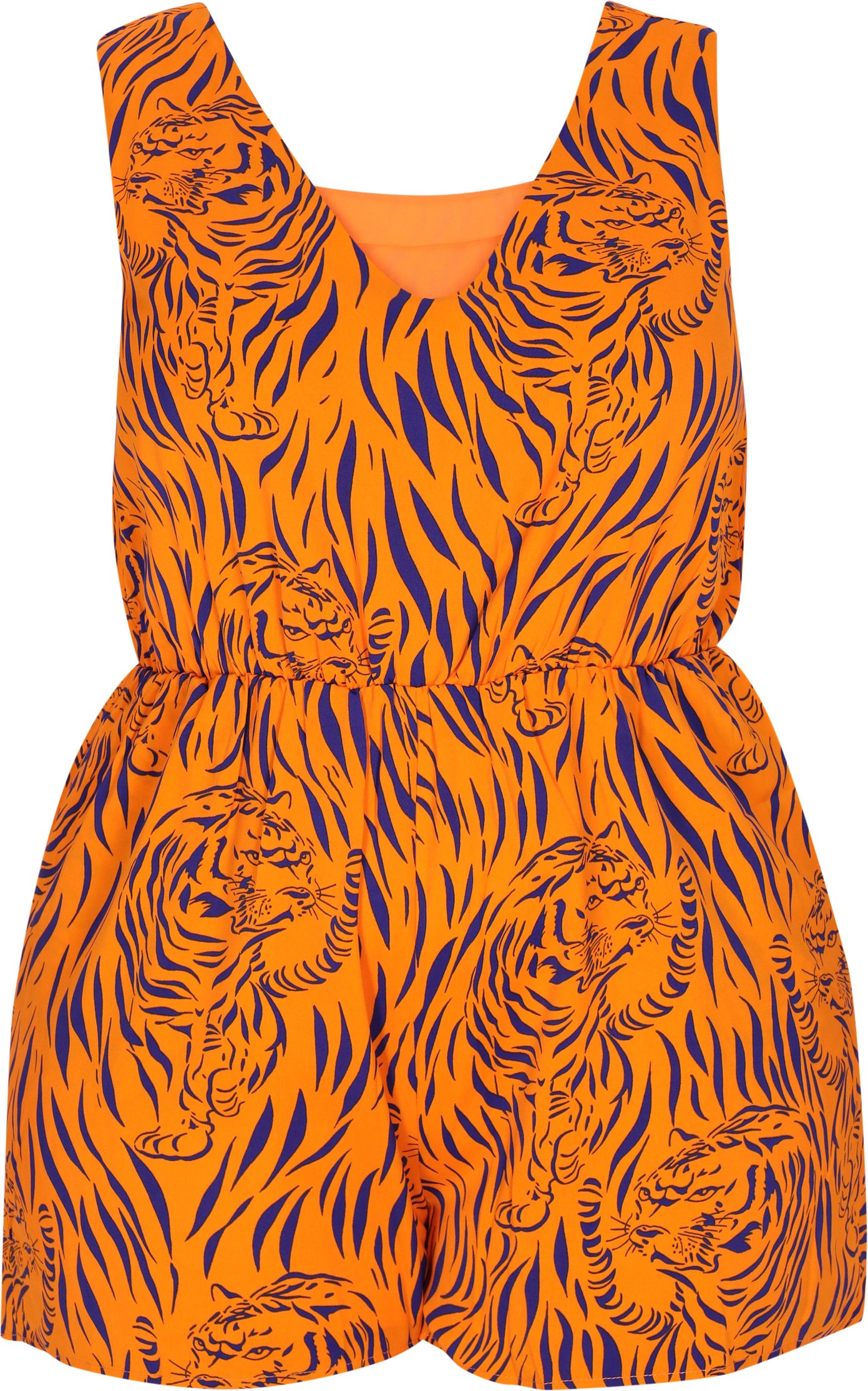 Mymo Overall in großen Größen Frauen orange