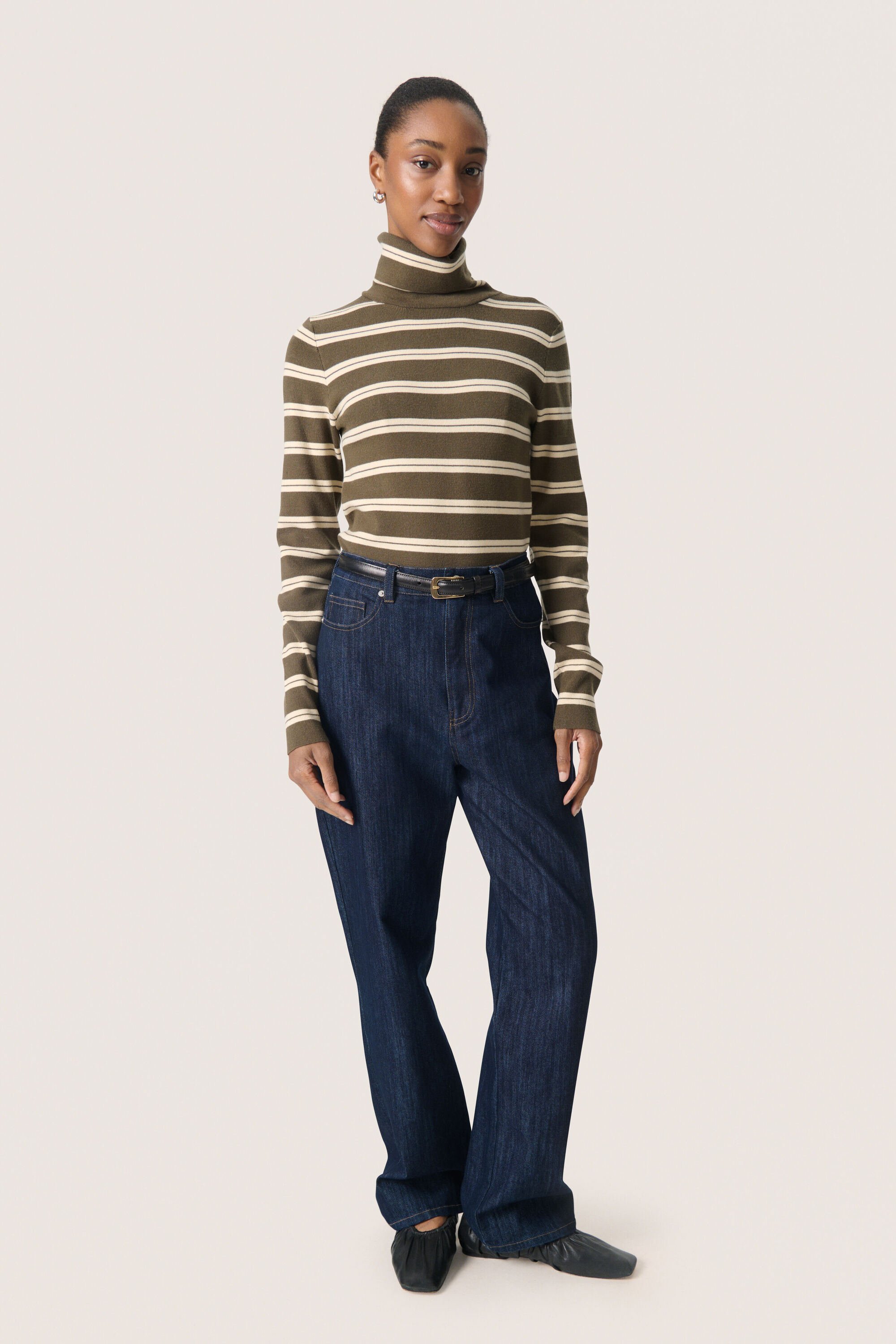 Strickpullover SLSpina Slim fit khaki