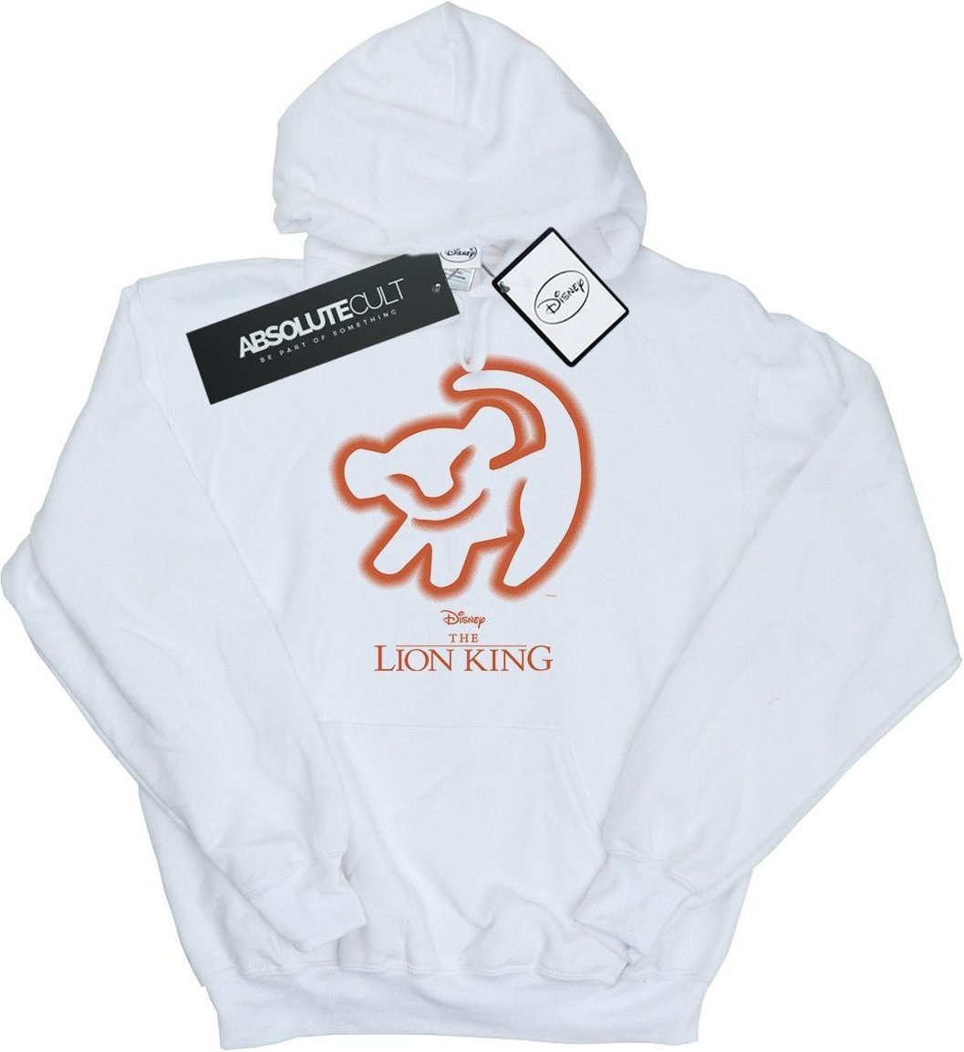 Disney - "The Lion King Cave Drawing" Kapuzenpullover für Herren (Weiß)