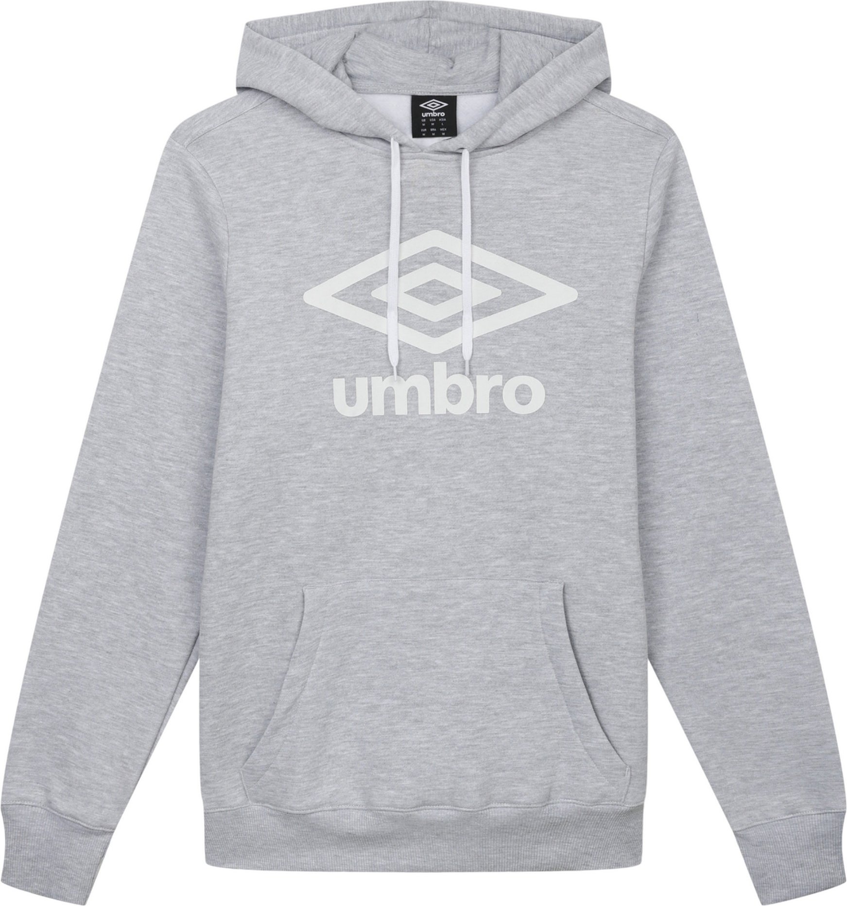 Umbro - Kapuzenpullover für Herren (Grau meliert)