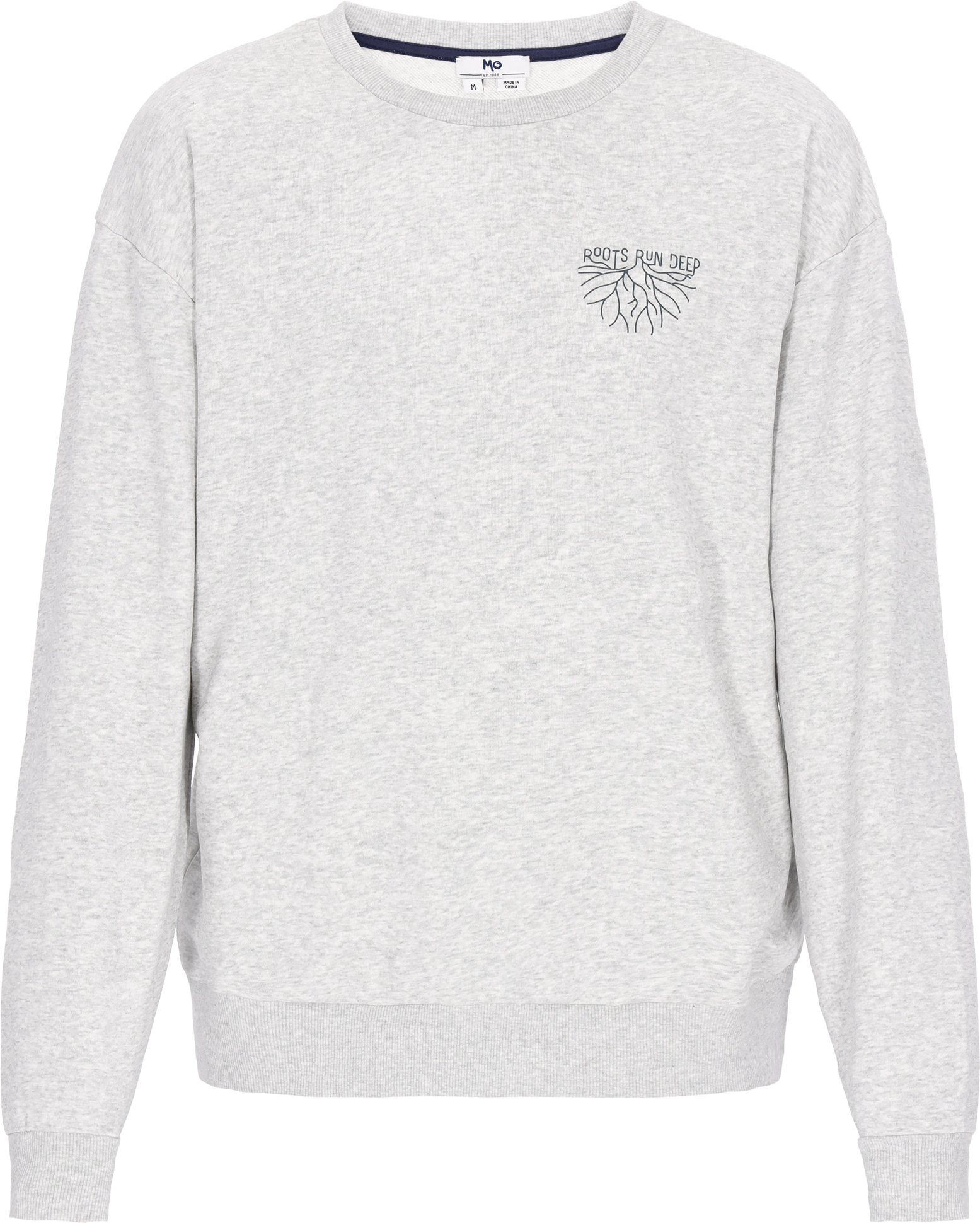 Thumbnail - Mo Sweatshirt Männer Graumelange