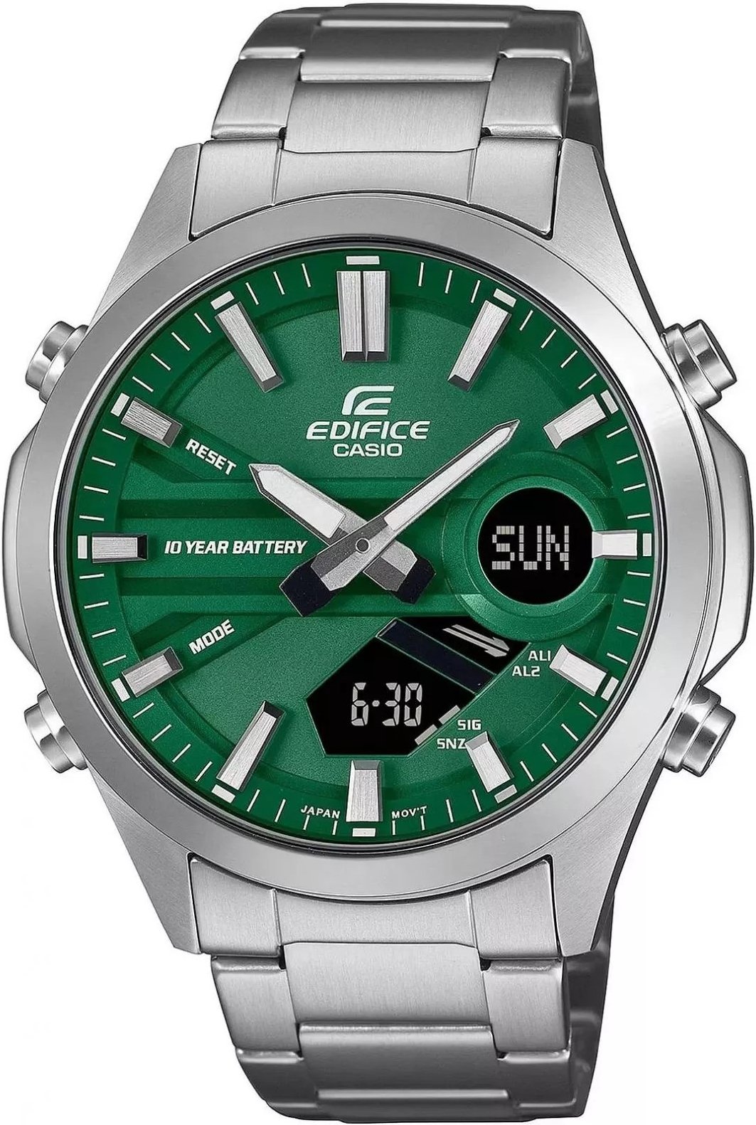 Casio Edifice Herren Silber Uhr EFV-C120D-3AEF