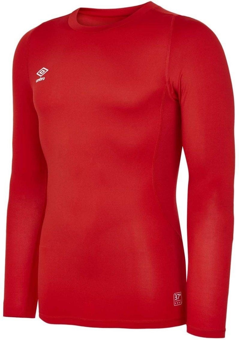 Umbro - Base Layer Oberteil Rundhalsausschnitt für Herren Langärmlig (Zinnoberrot)