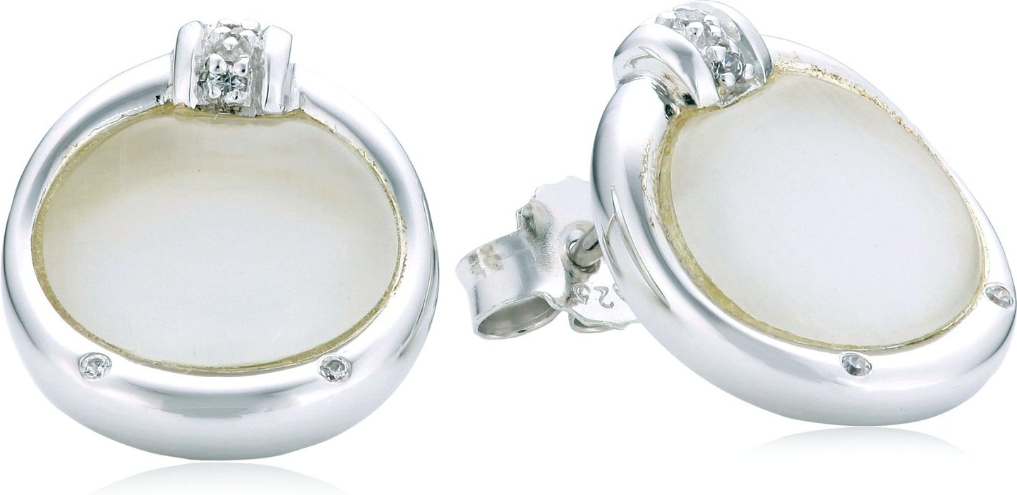 Orphelia Ohrstecker für Damen, 925 Sterlingsilber, Silber ZO-5901