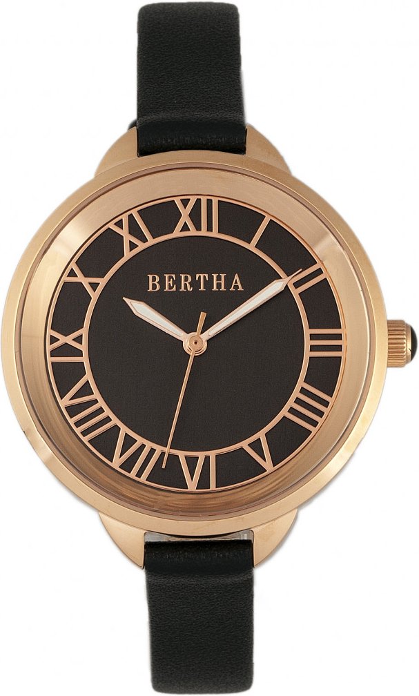 Bertha Madison Sonnenuhr Lederarmbanduhr