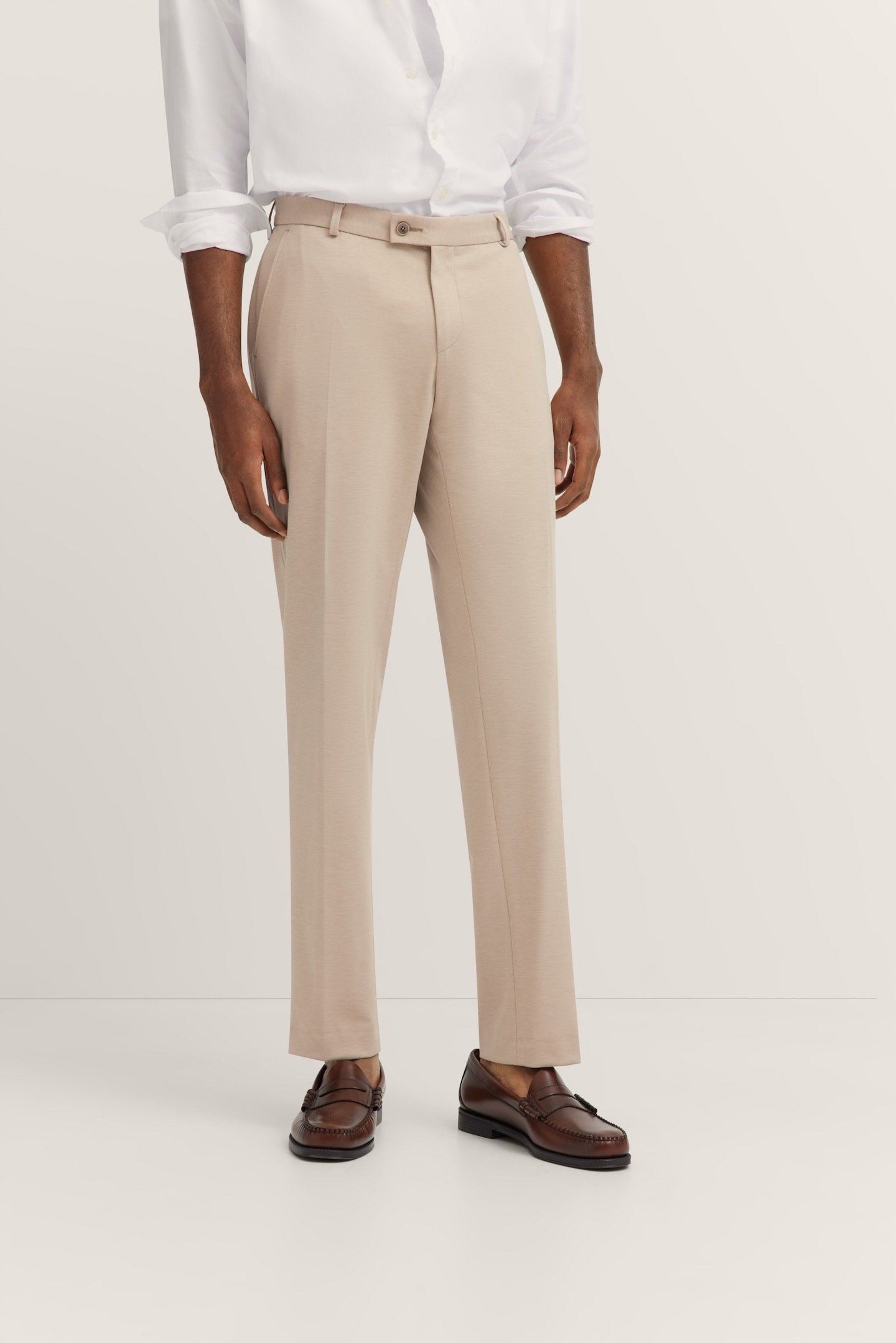 Bugatti Herren Anzughose mit Stretch & Bügelfalte