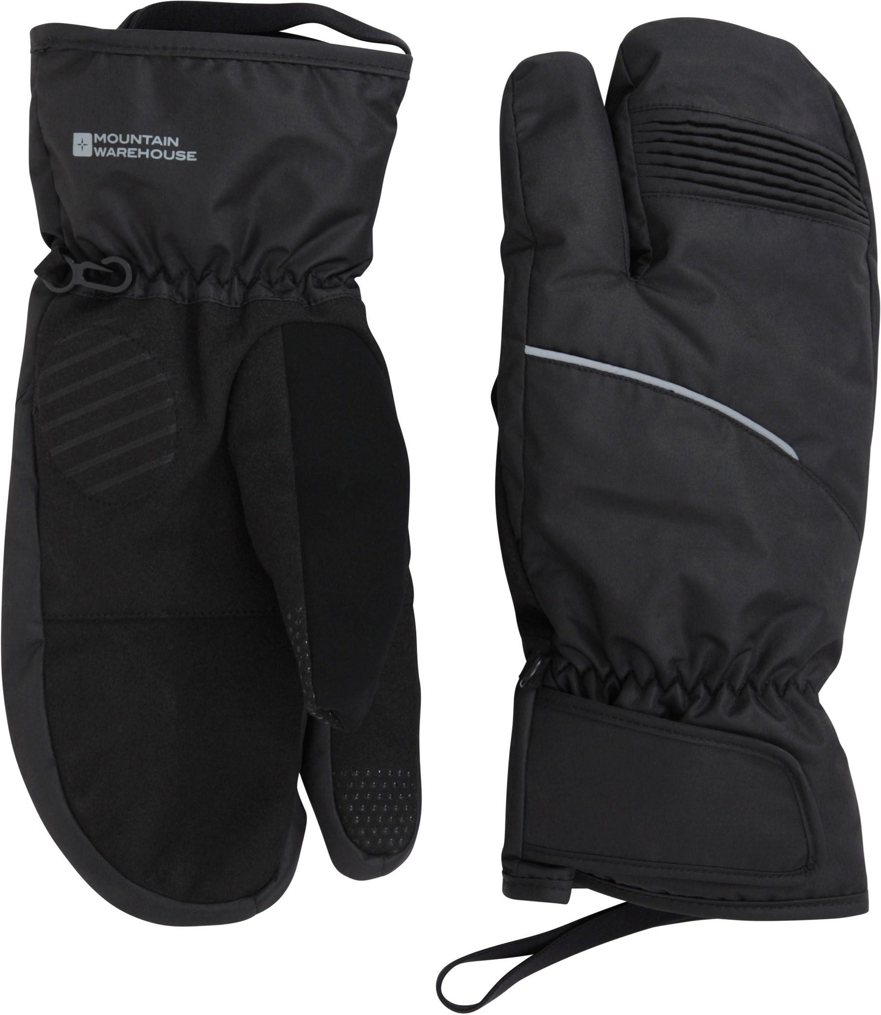 Mountain Warehouse - "Lobster" Skihandschuhe für Herren/Damen Unisex (Schwarz)