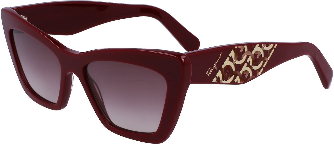 Ferragamo Damen-Sonnenbrillen 55/17/145 mm Recyceltes Acetat