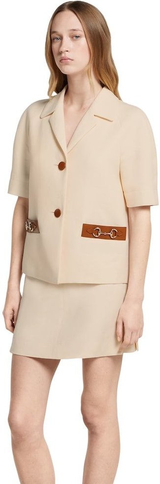 Jkt Leinen-Canvas mit Pferdekopf