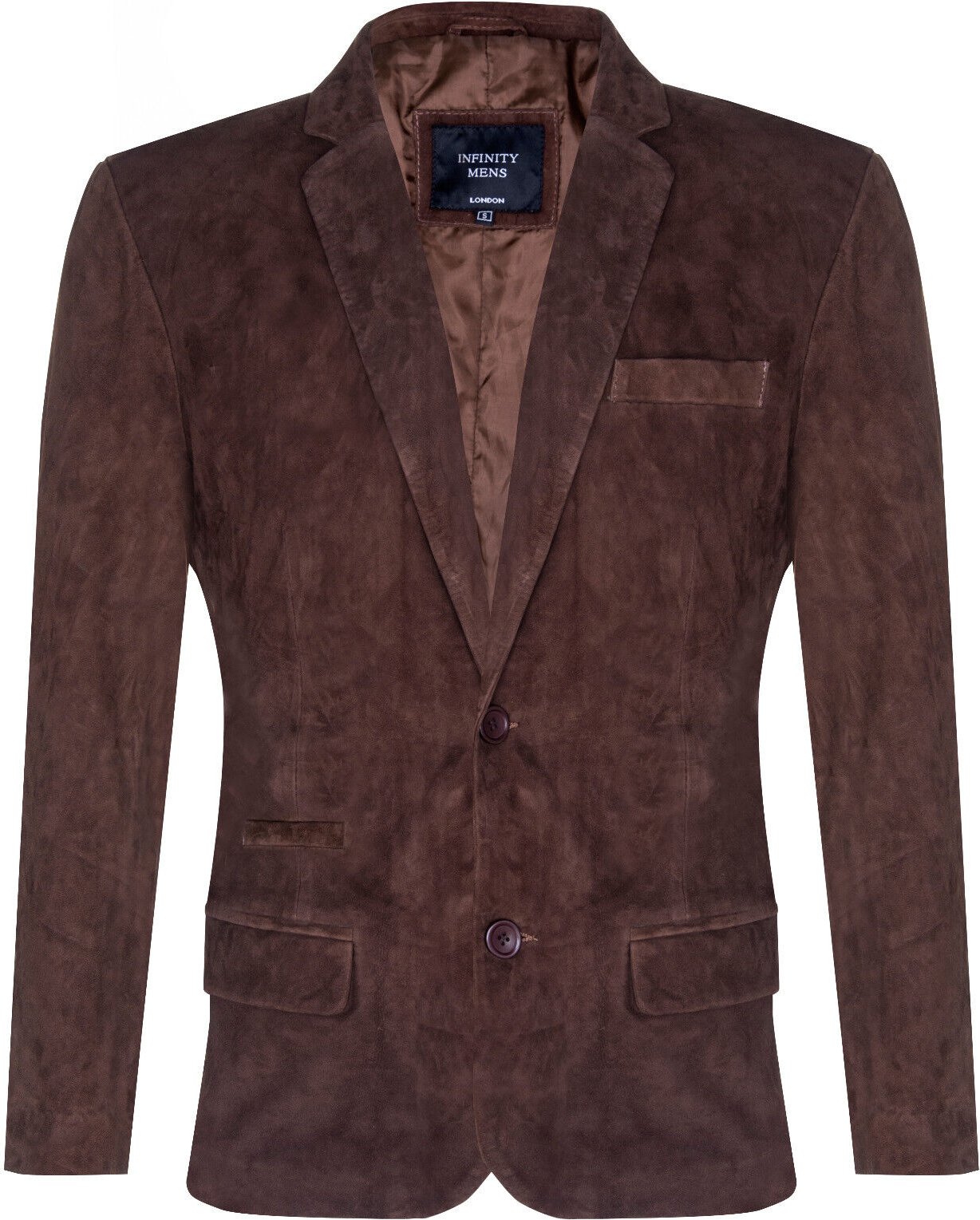 Blazer, Wildlederjacke, weicher italienischer Ledermantel