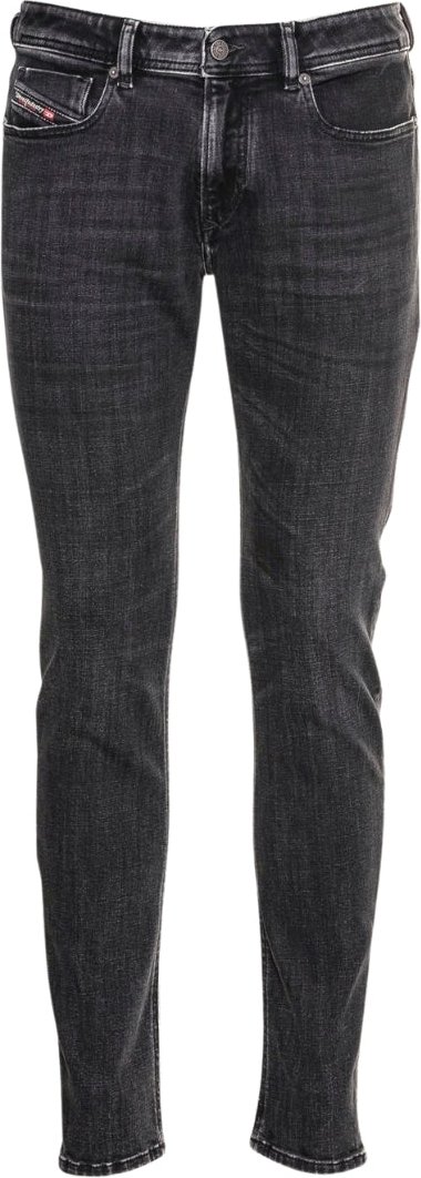 Thumbnail - Diesel Sleenker Dunkelgraue Denim-Jeans