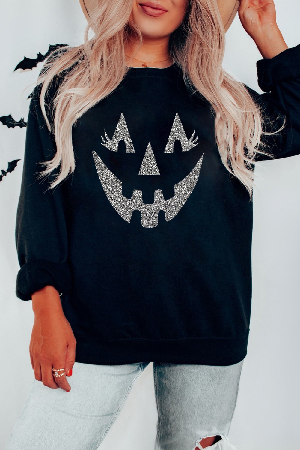 Halloween Grafik Sweatshirt