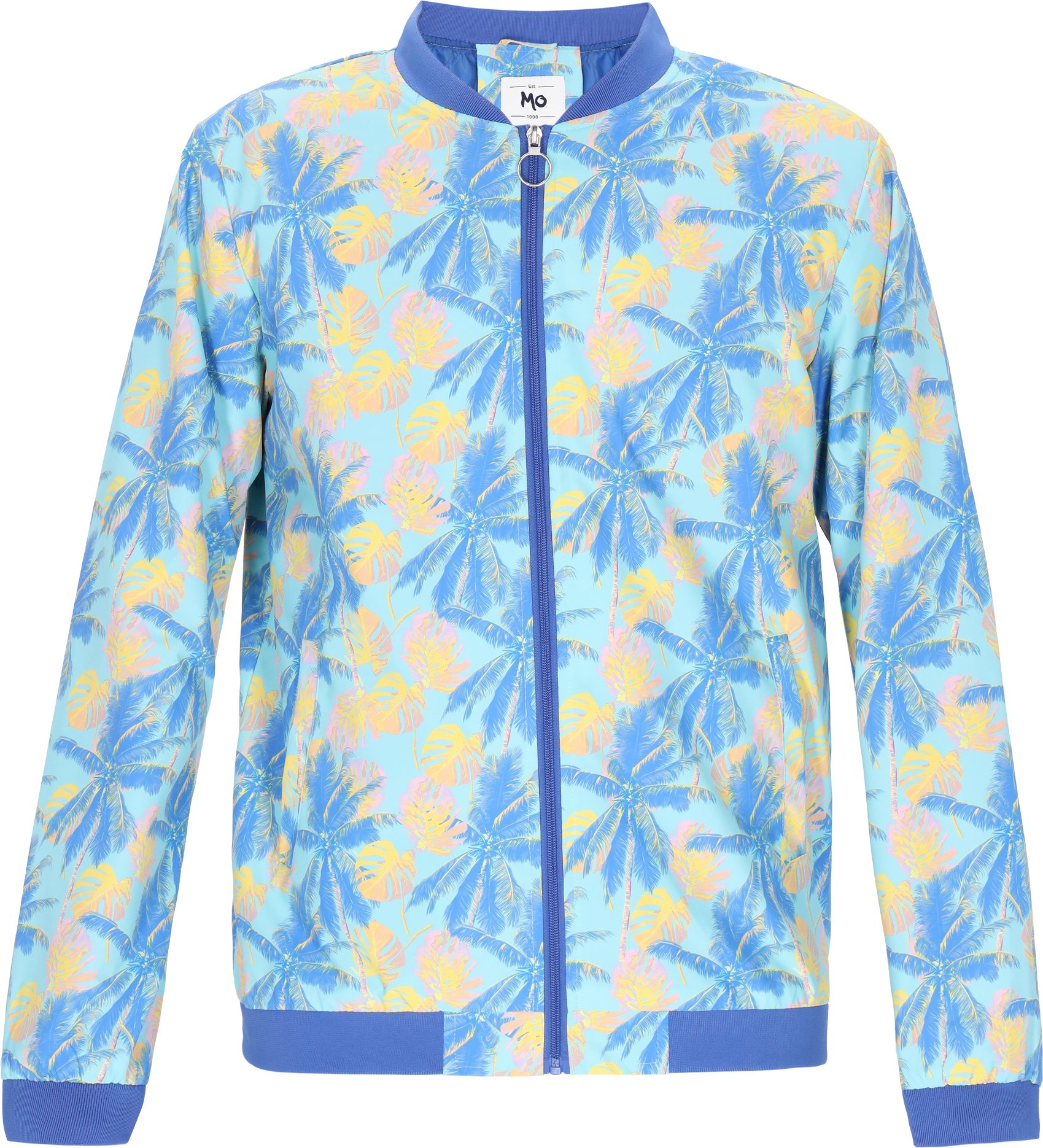 Mo Jacke Männer hellblau mehrfarbig